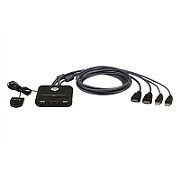 Aten 2-Port USB FHD HDMI Cable KVM Switch  CS22HF_1