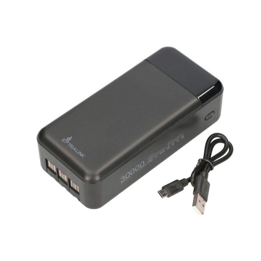 Extralink Powerbank EPB-124 30000mAh Black Power bank  Fast Charging  USB-C_10