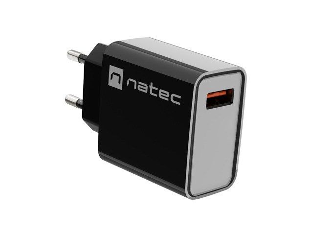 NATEC MAINS CHARGER RIBERA USB-A 18W BLACK_7