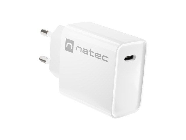 NATEC NETWORK CHARGER RIBERA USB-C 20W PD WHITE_7