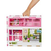 Barbie Compact House + HCD48 MATTEL Doll_6