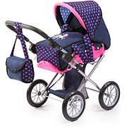 Bayer Baby Doll Stroller City Star navy blue 13654AA_12