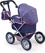 Bayer Trendy doll's pram navy-purple 13052AA_2