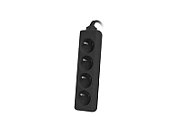 LANBERG POWER STRIP 1M BLACK  4X 230V PL  UPS_5