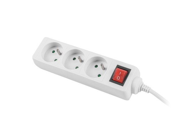 Extension cord Lanberg PS1-03E-0150-W (1 5m; white color)_3