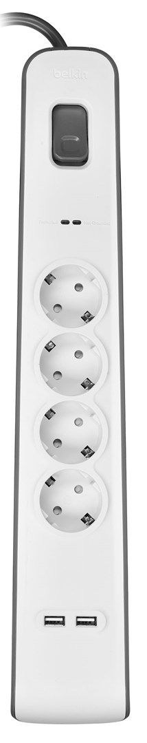 Belkin BSV401VF2M surge protector White 4 AC outlet(s) 2 m_2