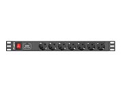 LANBERG PDU RACK POWER STRIP (1U 10A 7X SHUKO 2M)_4