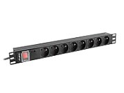 LANBERG POWER STRIP PDU RACK 19  (1U  16A  8X 230V PL  2m)_1