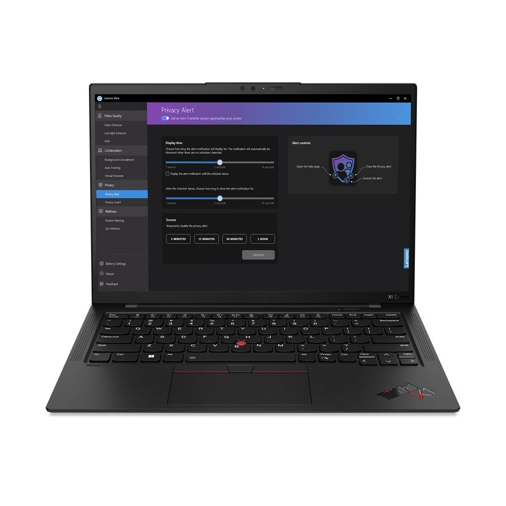 Lenovo ThinkPad X1 Carbon Laptop 35.6 cm (14 ) Touchscreen WUXGA Intel® Core™ i7 i7-1355U 32 GB LPDDR5-SDRAM 1 TB SSD Wi-Fi 6E (802.11ax) Windows 11 Pro Black_6