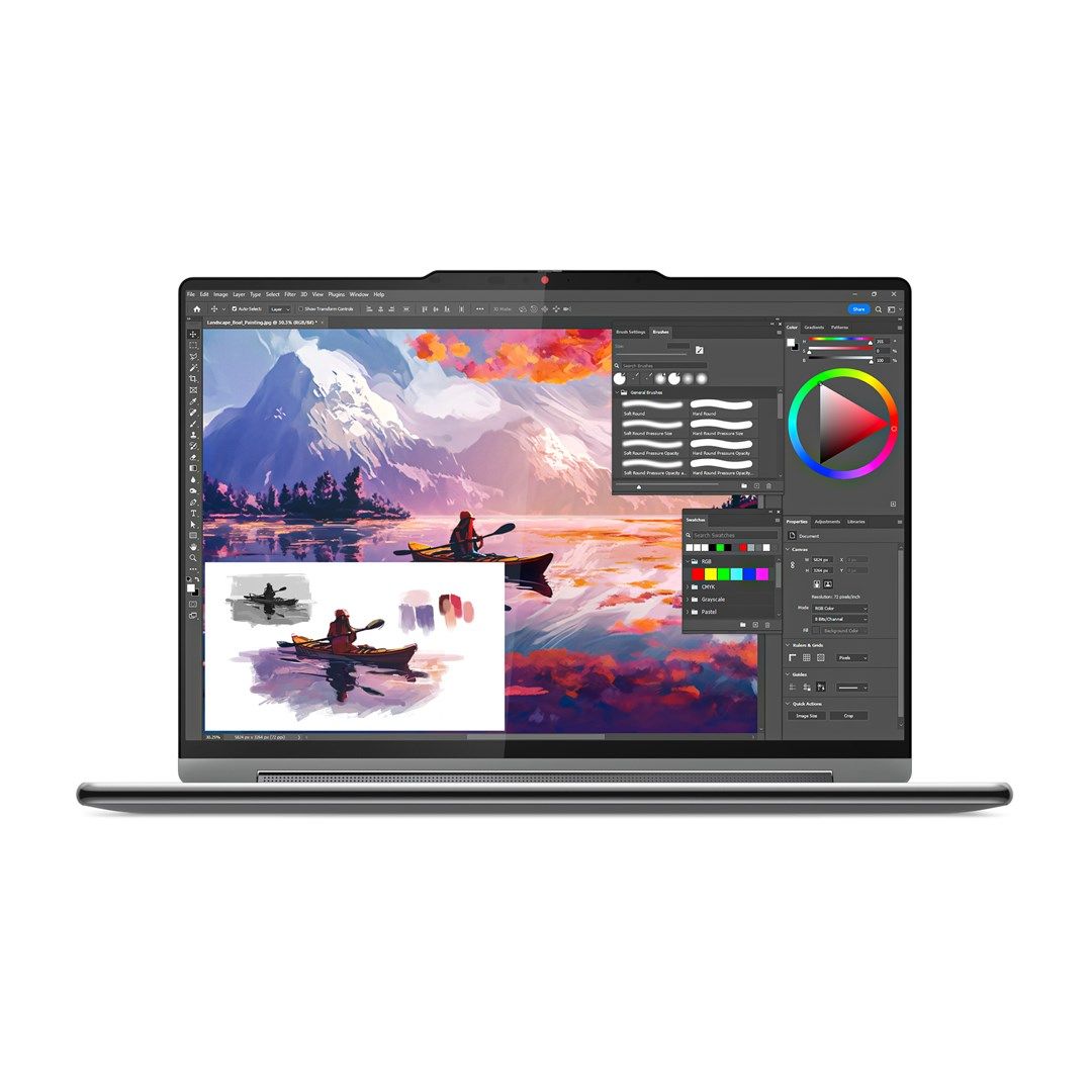 Lenovo Yoga 9 2-in-1 Intel Core Ultra 7 155H Hybrid (2-in-1) 35.6 cm (14 ) Touchscreen 2 8K 32 GB LPDDR5x-SDRAM 512 GB SSD Wi-Fi 6E (802.11ax) Windows 11 Home Grey_15