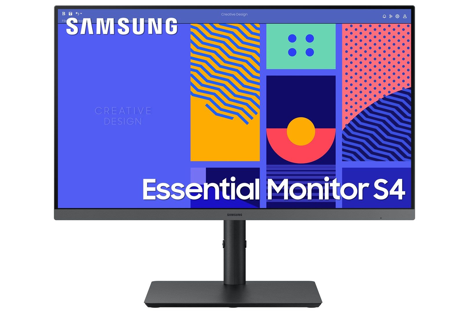 Samsung Essential Monitor S4 S43GC LED display 61 cm (24 ) 1920 x 1080 pixels Full HD Black_2