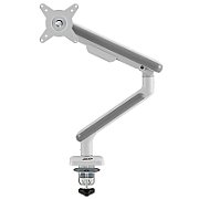 Ergo Office ER-751 Monitor Desk Mount Gas Spring 9kg Adjustable VESA 75x75 100x100 17  - 32  White Silver Clamp Mount Single Arm LED LCD QLED OLED_14