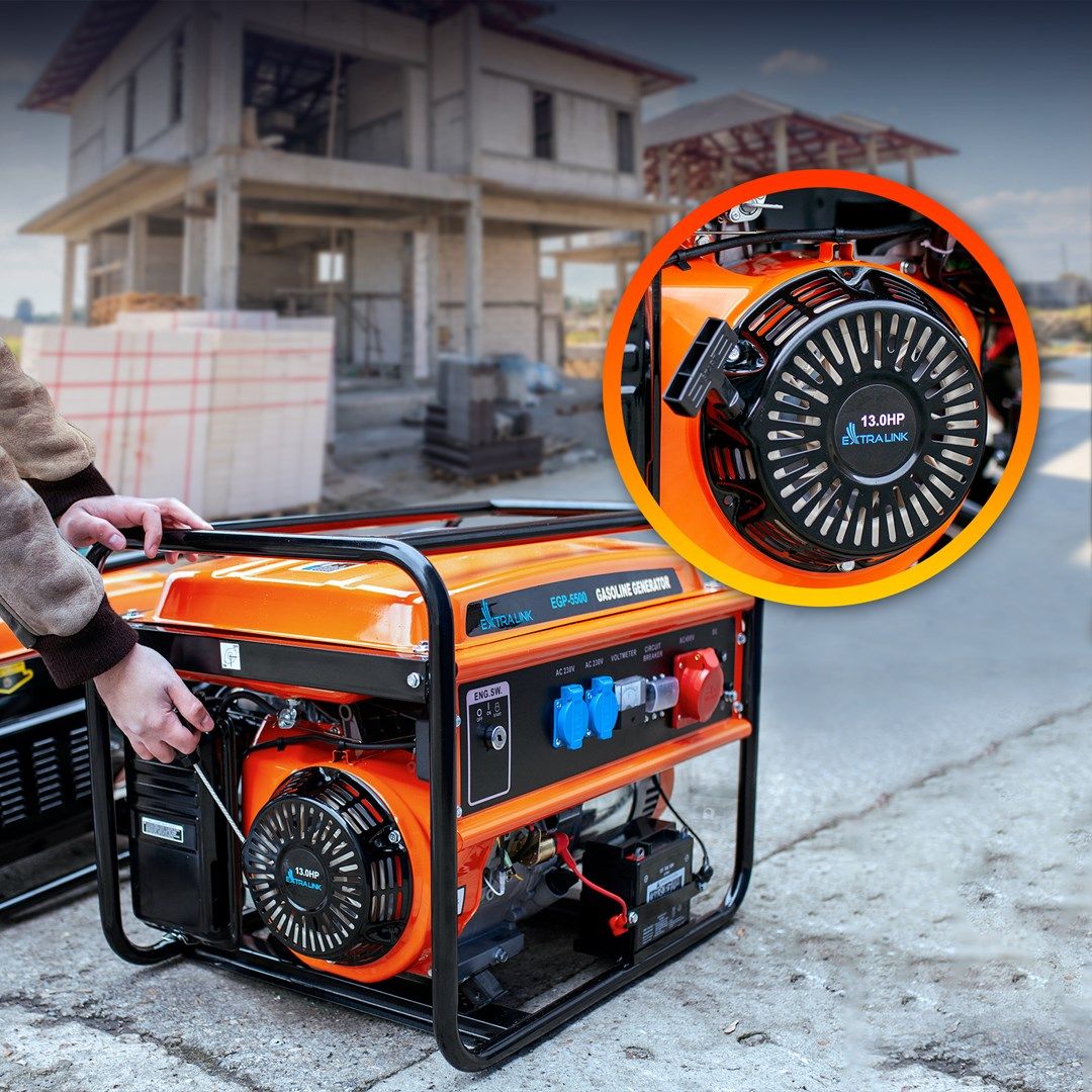 Extralink Power generator EGP-5500 petrol  5 5kW 3F_12