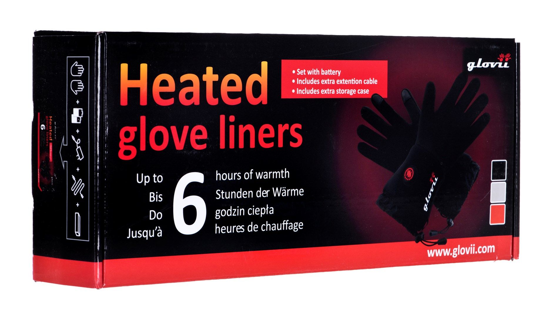 Glovii universal heated gloves black S-M_7