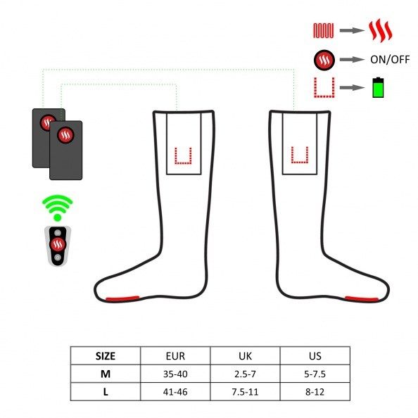 Glovii GQ3M sock Red Unisex 1 pair(s)_9