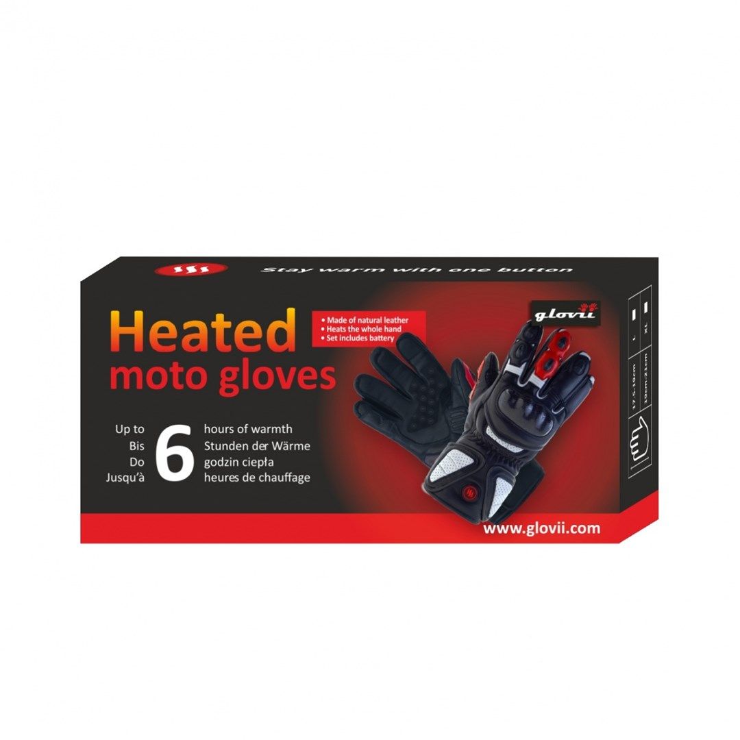 GLOVII HEATED MOTORCYCLE GLOVES L  GDBL_9