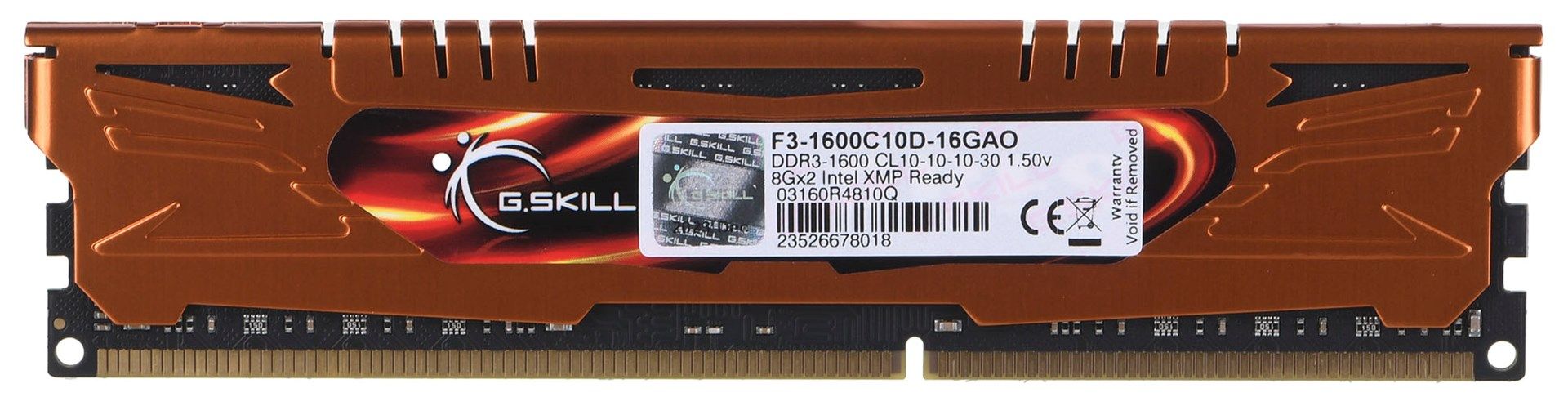 G.Skill 16GB PC3-12800 Kit memory module 2 x 8 GB DDR3 1600 MHz_7