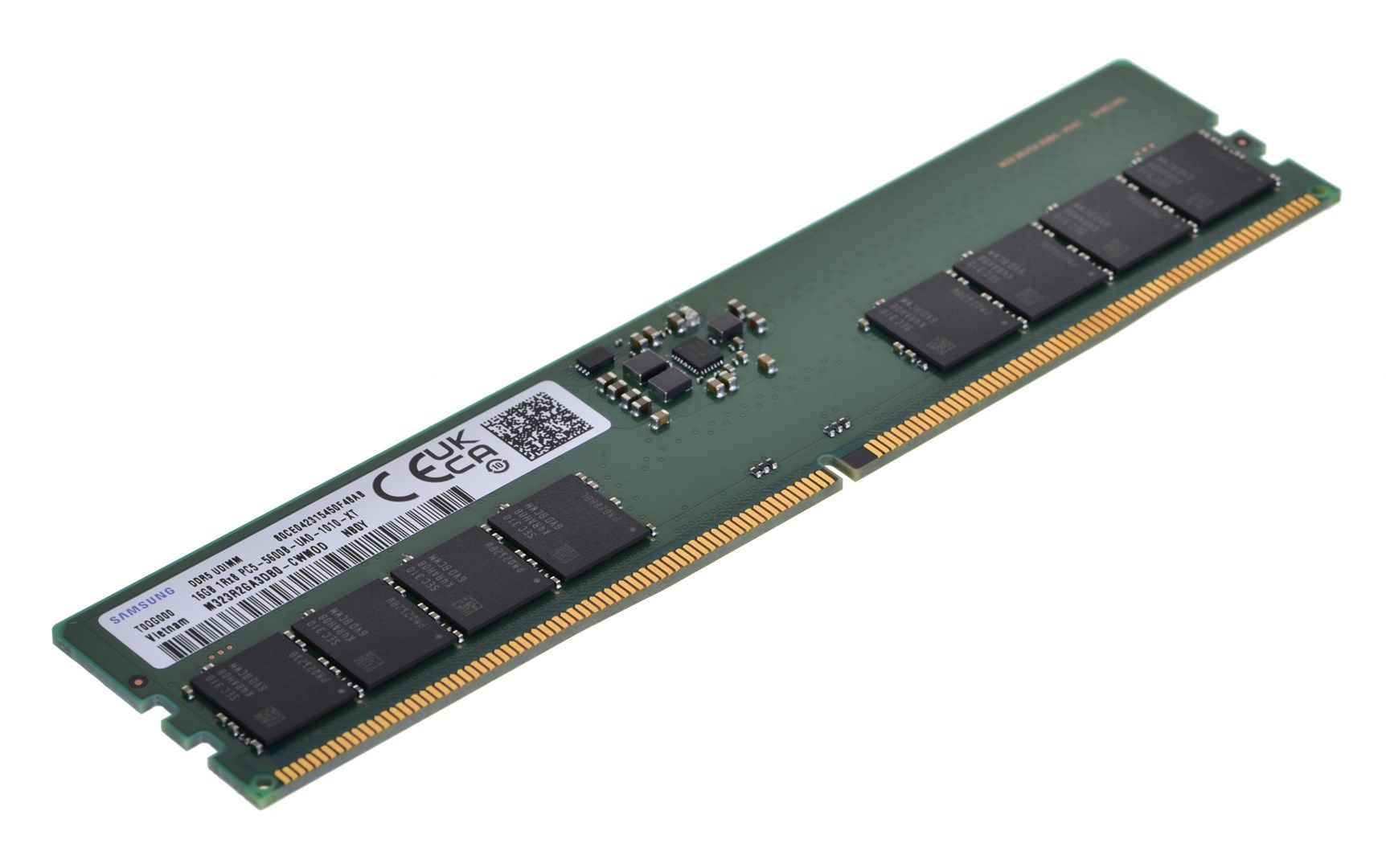 Samsung UDIMM non-ECC 16GB DDR5 1Rx8 5600MHz PC5-44800 M323R2GA3DB0-CWM_4