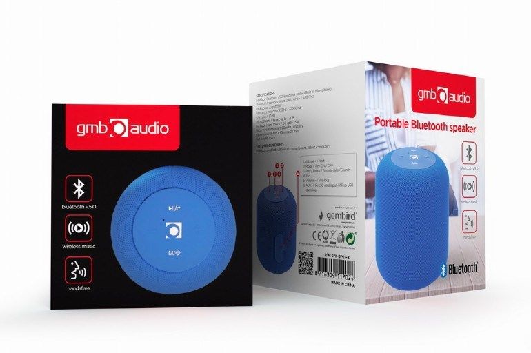 Gembird SPK-BT-15-B portable speaker Mono portable speaker Blue 5 W_2