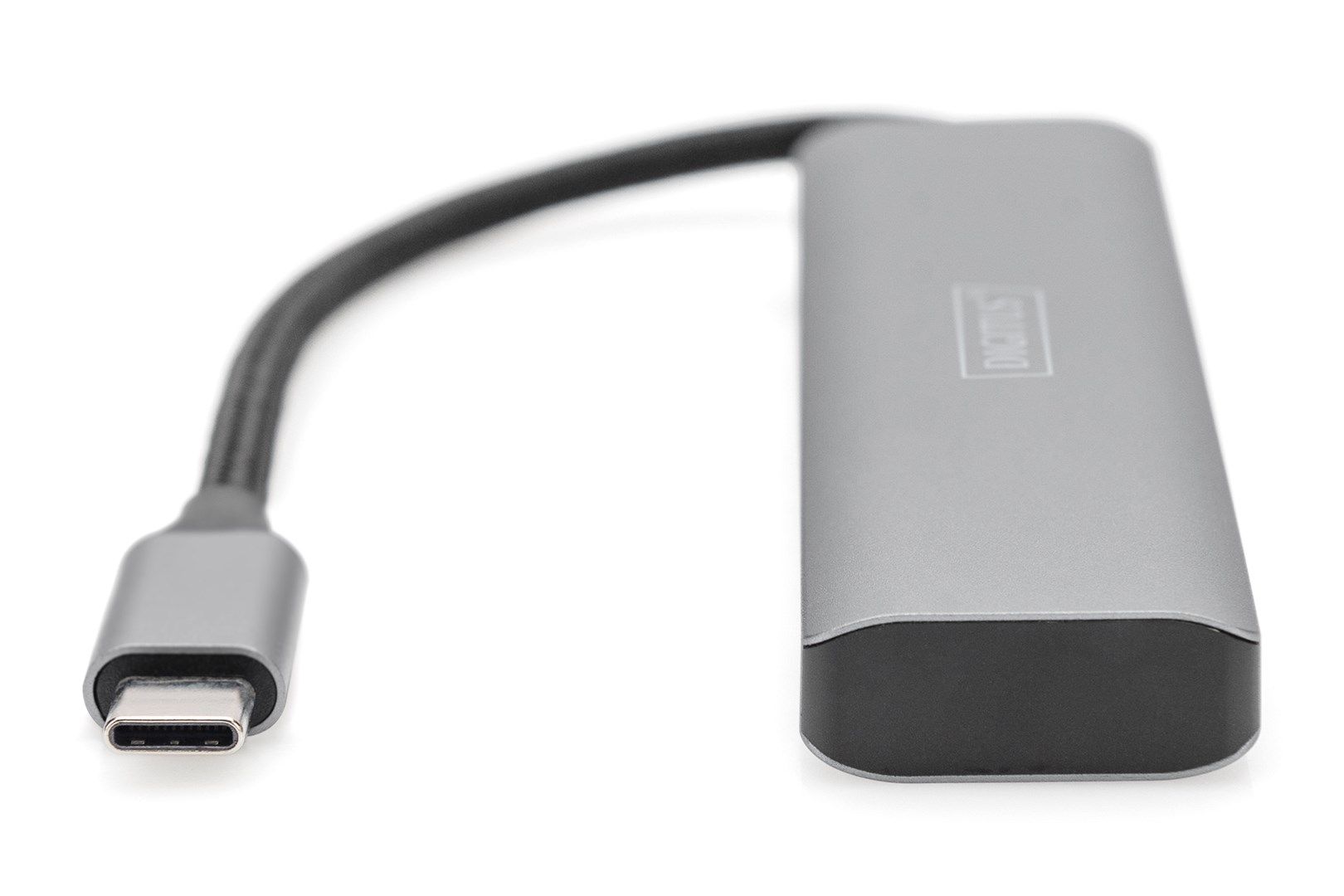 DIGITUS USB-C 4 Port HUB dunkelgrau 4x_3