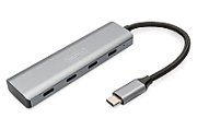 DIGITUS USB-C 4 Port HUB dunkelgrau 4x_6