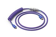 Glorious Coiled Cable Nebula  USB-C to USB-A  1.37m - purple_1