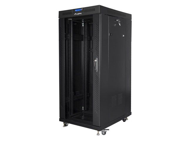 Lanberg FF01-8822-12BL rack cabinet 22U Freestanding rack Black_5