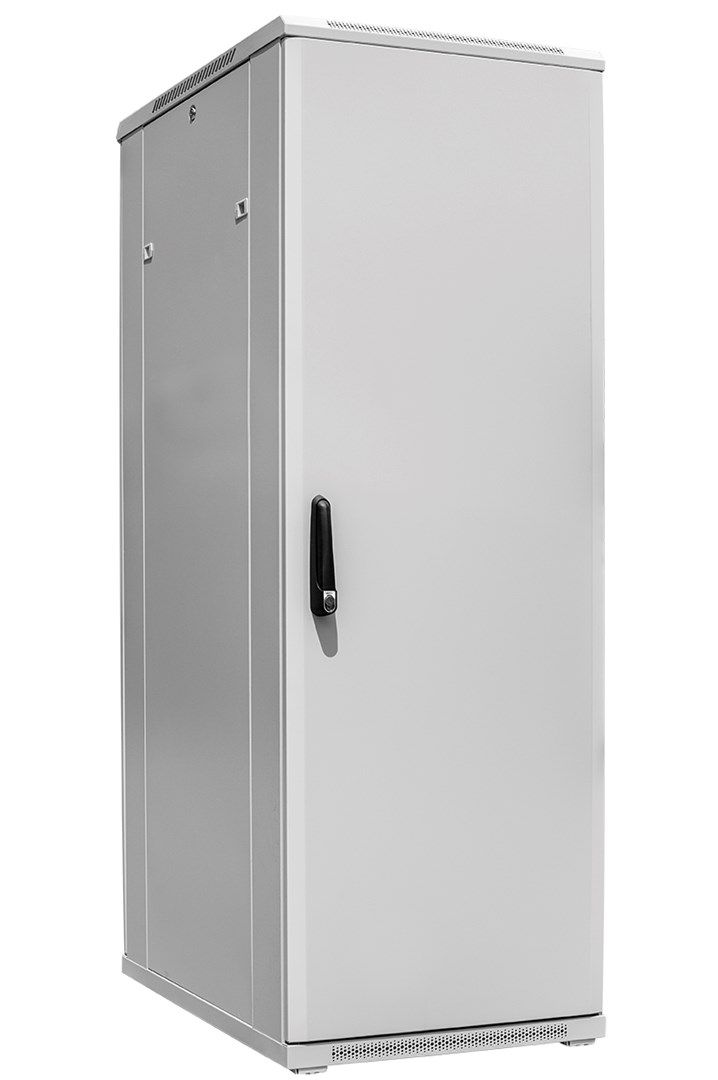 TOTEN 19  rack mountable data communication cabinet G7 42U 600/1000 grey (glass door front/full metal door rear)_5