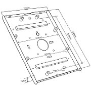 Stand Advertising Holder for Maclean Tablet  Desk Holder with Lock  iPad 2/3/4/Air/Air2  MC-677_6