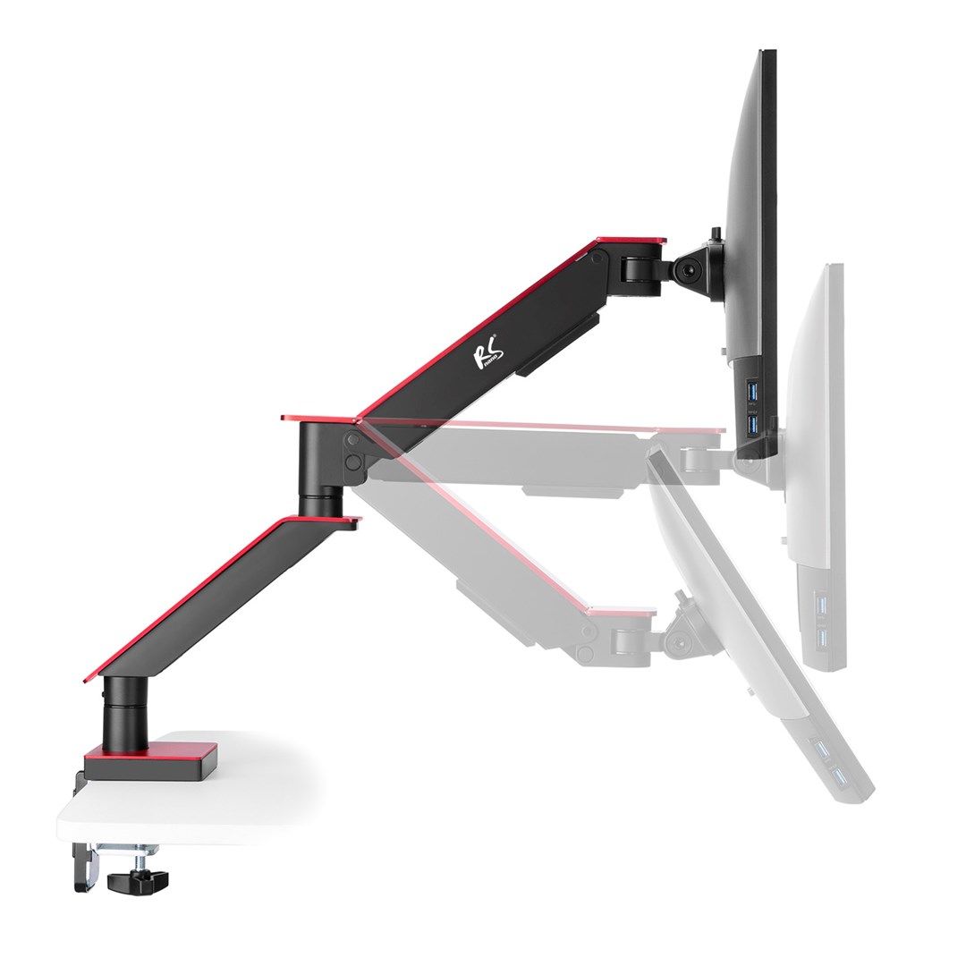 NanoRS Monitor TV Desk Mount Adjustable Tilt 17  - 32  8kg Gaming VESA LCD LED_3