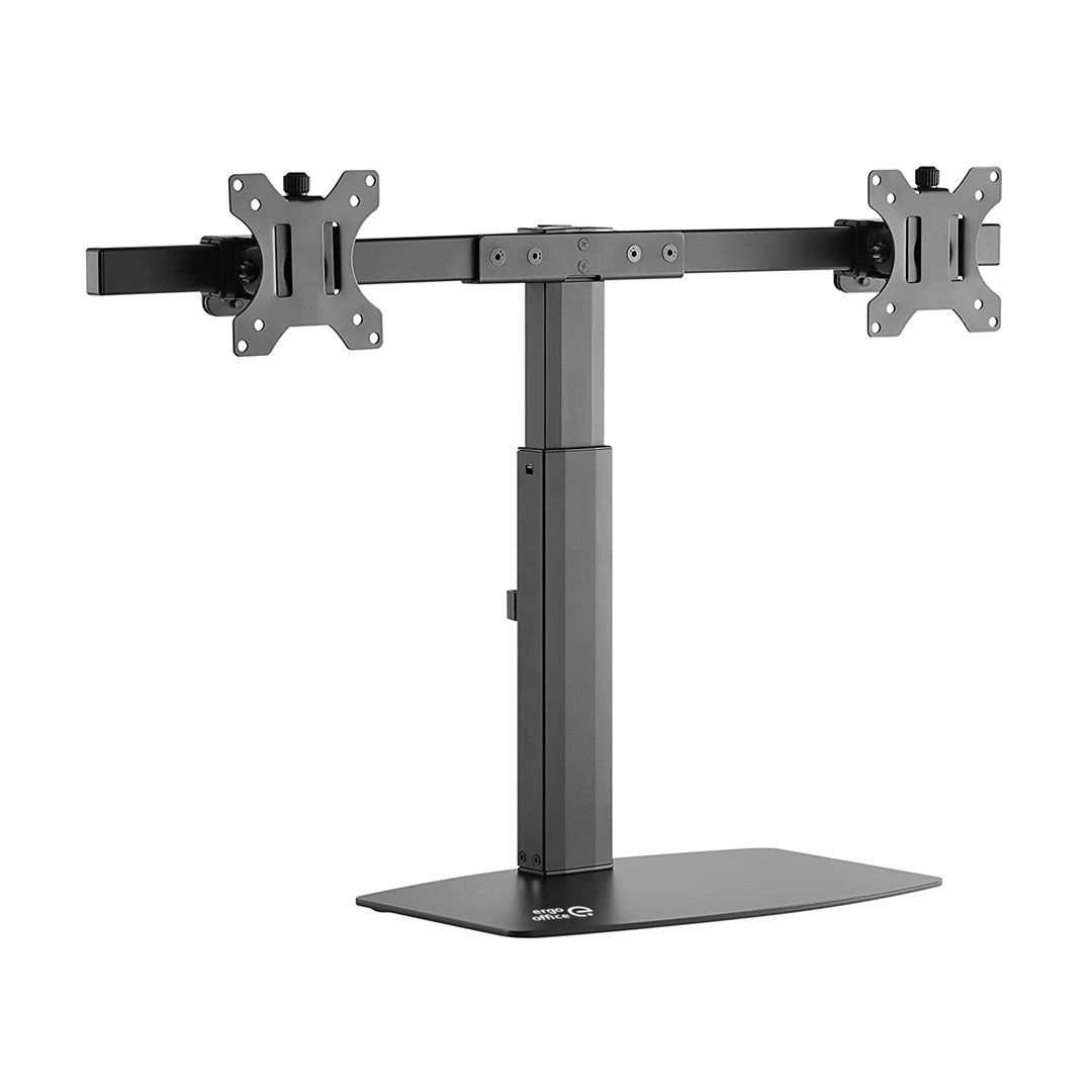 Ergo Office Dual Monitor Mount  17-27'' max 2x6kg  gas spring  suitable for ER-411 curved monitors_2