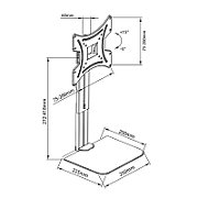 MACLEAN WALL MOUNT FOR TV WITH SHELF MC-451_4