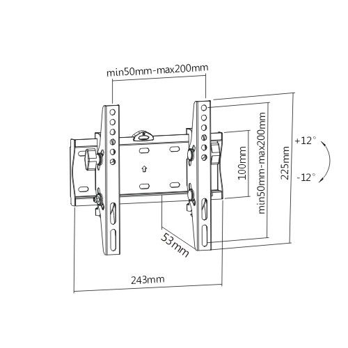 Gembird WM-42T-02 TV mount 106.7 cm (42 ) Black_5