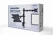 Gembird MA-DA-03 Adjustable desk mount with monitor arm and notebook tray (rotate  tilt  swivel)  17”-32”  up to 9 kg_3