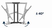 Gembird WM-60ST-01 Full-motion TV wall mount   32”-60” (36 kg)_8