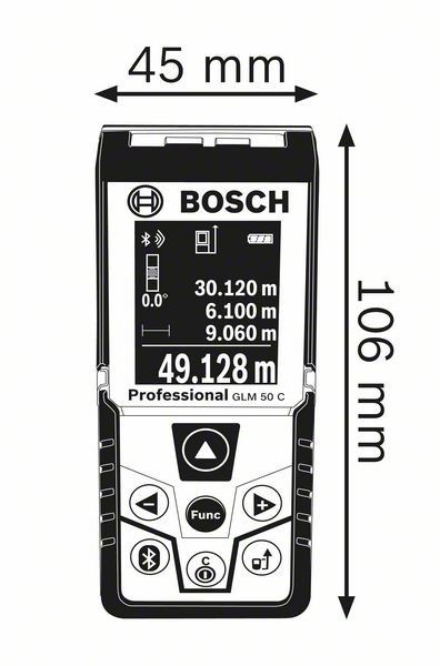 Bosch GLM 50 C Professional Laser distance meter Black  Blue 50 m_5