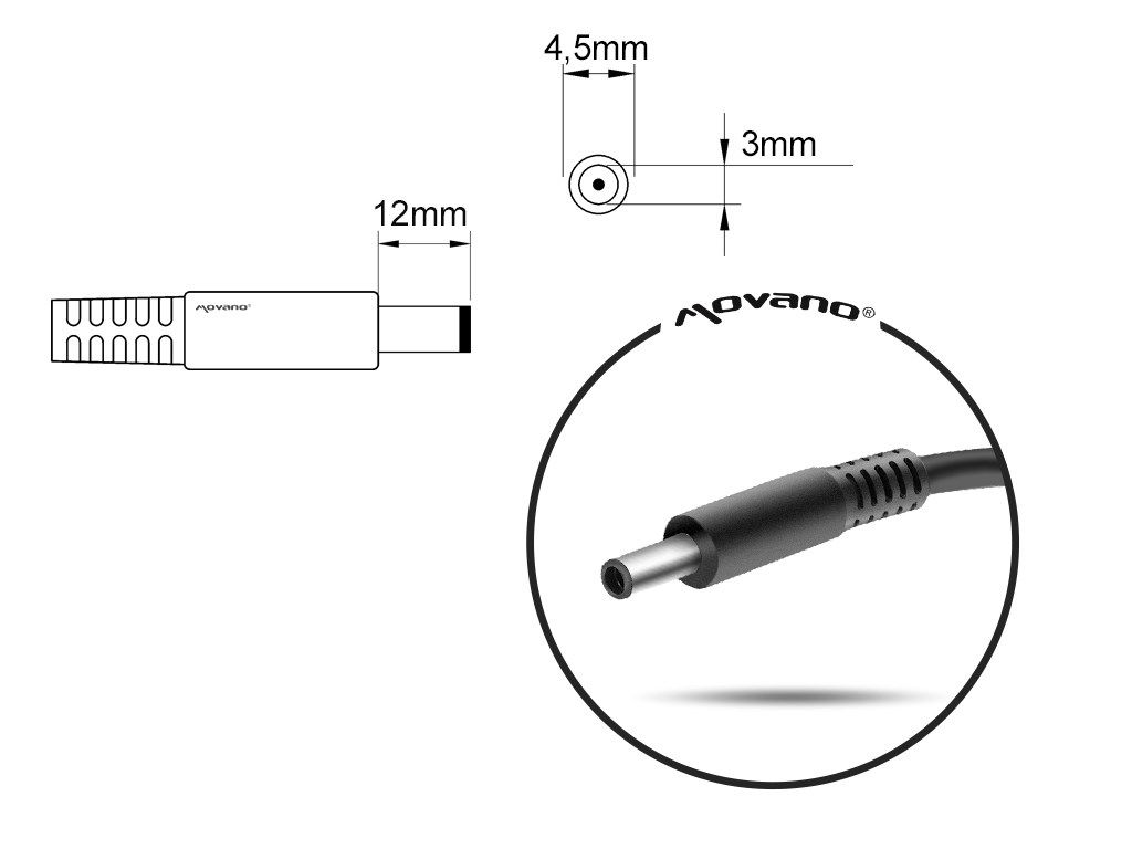 notebook charger mitsu 19v 4.74a (4.5x3.0 pin) - asus 90W_2