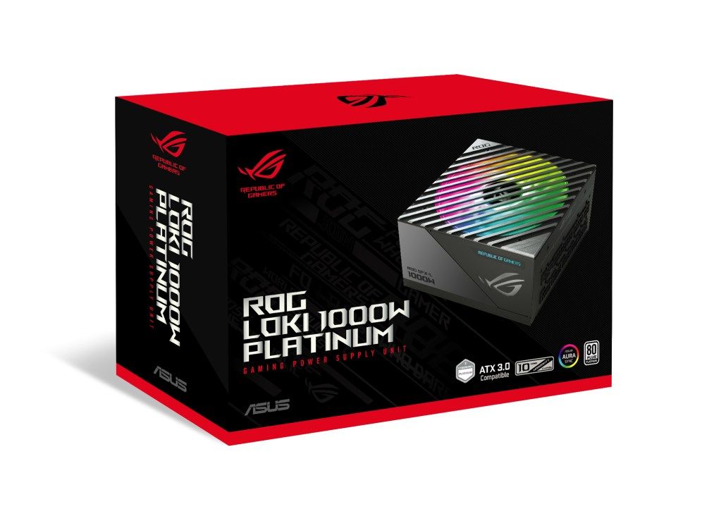 ASUS ROG Loki SFX-L 1000W Platinum power supply unit 24-pin ATX Black  Silver_7