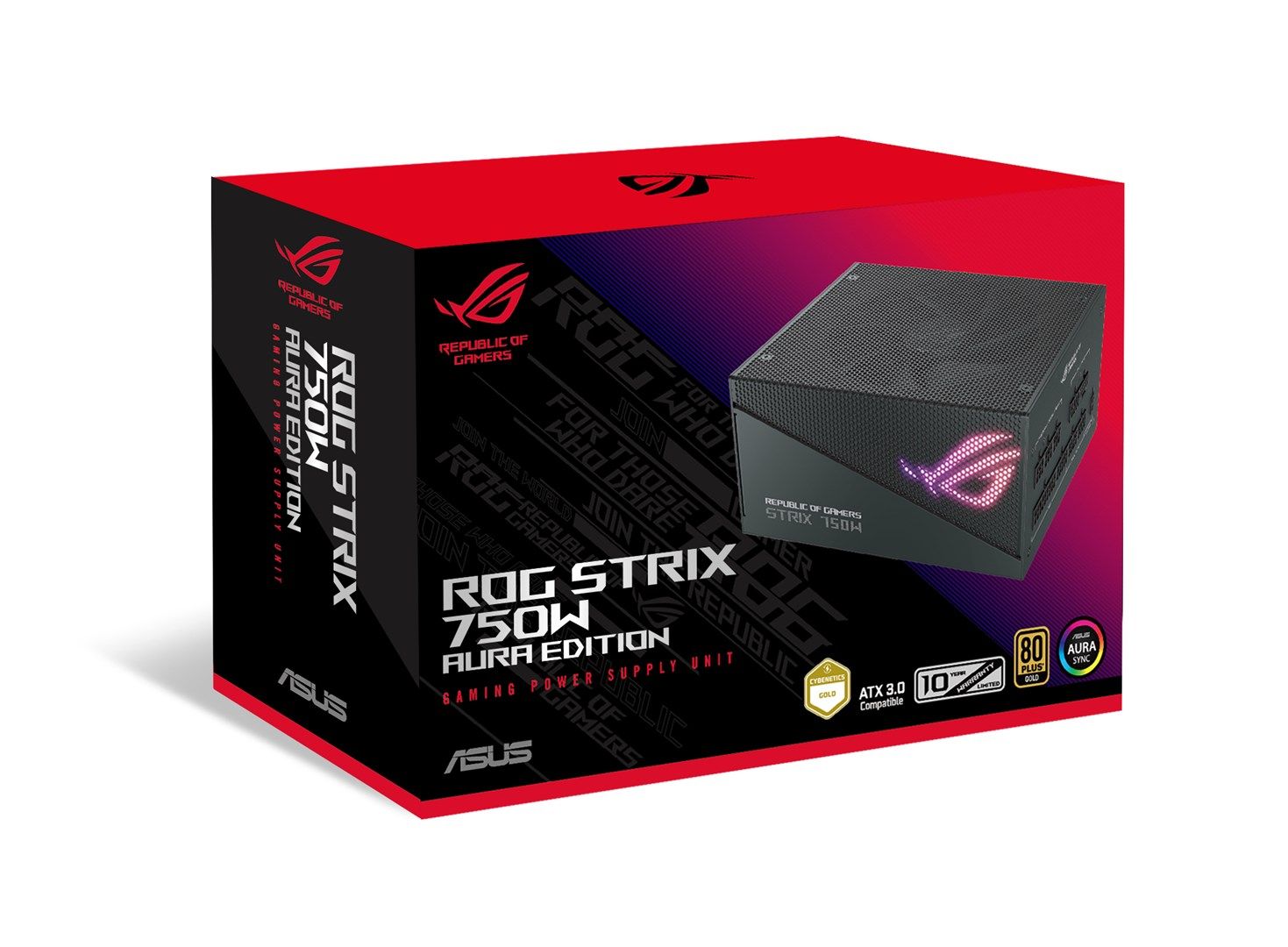 ASUS ROG Strix 750W Gold Aura Edition power supply unit 20+4 pin ATX ATX Black_11