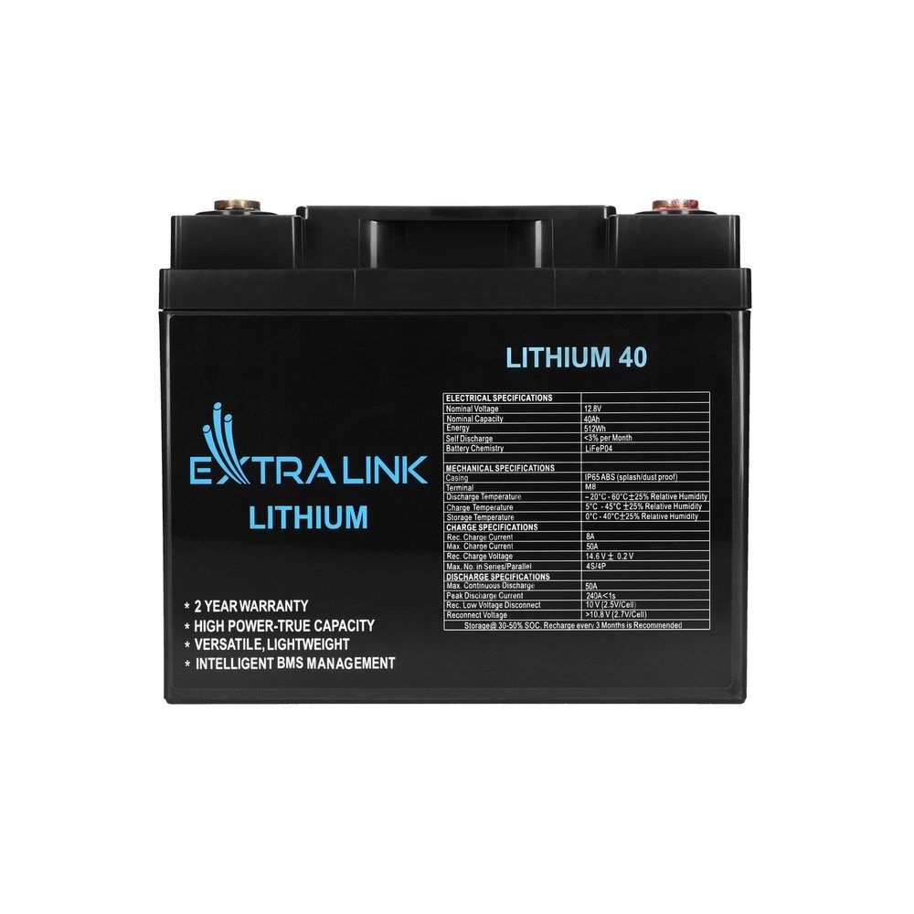 Extralink Accumulator LiFePO4 40AH 12.8V  BMS_3