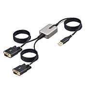 2-PORT USB SERIAL ADAPTER/USB TO DUAL DB9 RS232 ADAPTER_1