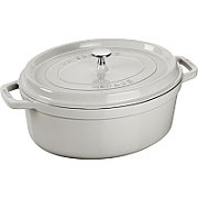 Staub Oval Cast Iron Pot - 3.2 ltr  White Truffle_1