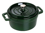 Round cast iron pot Staub - Green  1.7 ltr_1