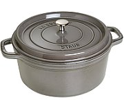 Staub Round Cast Iron Pot - 6.7 ltr  Graphite_1