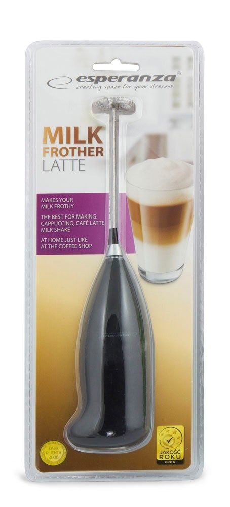 Esperanza EKF001K Manual milk frother  latte  Black_4