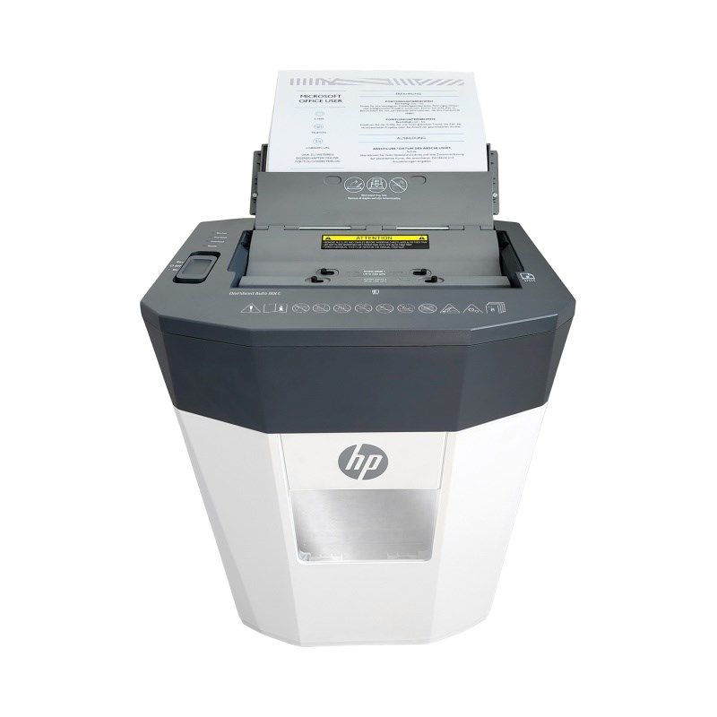 HP ONESHRED Auto 80CC white-gray shredder_4