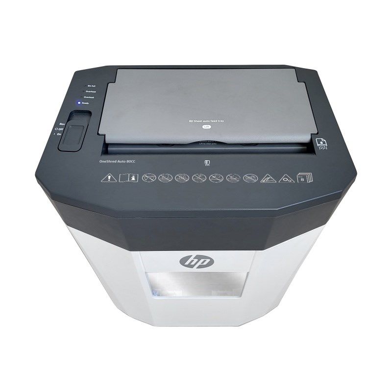 HP ONESHRED Auto 80CC white-gray shredder_7