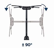 Gembird | Wall mount | WM-55ST-01 | Tilt  swivel  rotate | 32-55   | Maximum weight (capacity) 32 kg | Black_4