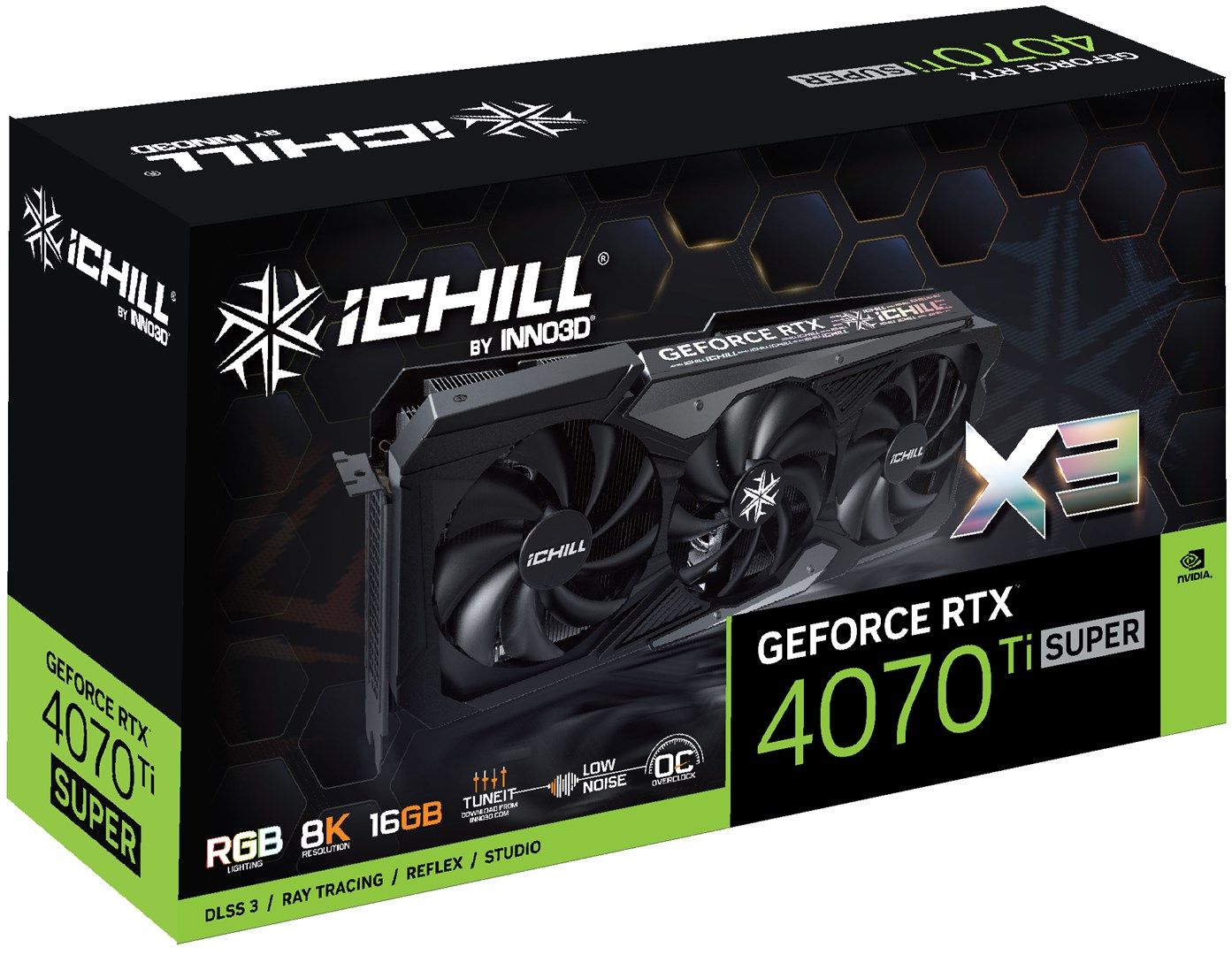 Inno3D iChill GEFORCE RTX 4070 Ti SUPER X3 NVIDIA 16 GB GDDR6X_3