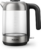 Philips 5000 series HD9339/80 electric kettle 1.7 L 2200 W Black  Stainless steel  Transparent_1